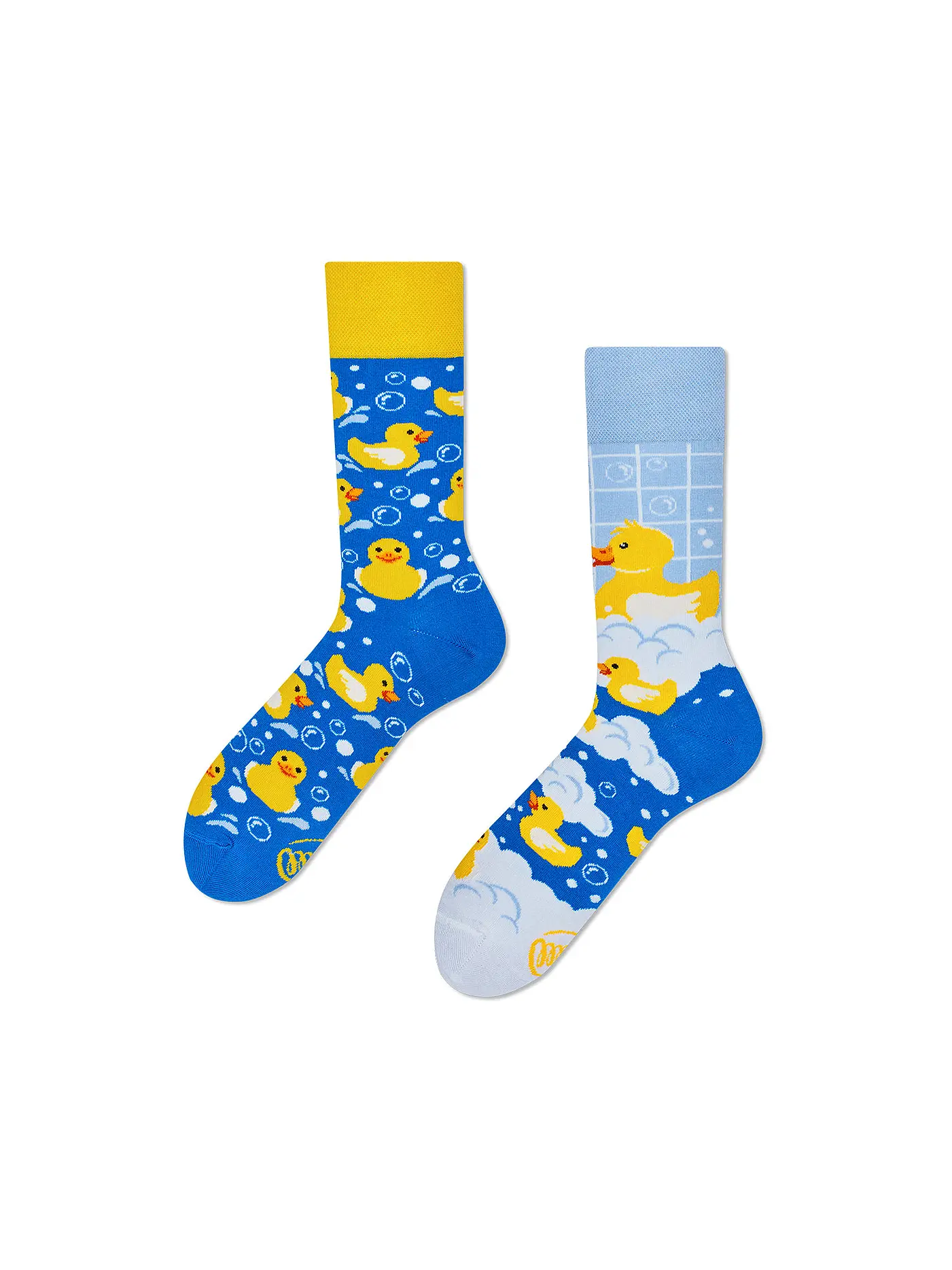 MANY MORNINGS | Damen Socken BATH DUCKS blau | 